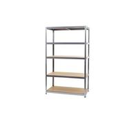Etagère Robuste Hwc-E33, Pour Rangement,Acier,Charge Maximale 875 Kg, 5 Étagères Galvanisé 200x120x60cm Multicolore