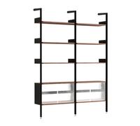 Étagère Rombe avec élément d'armoire configuration E IF3 & IF6 WxHxD 165x223x36cm