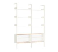 Étagère Rombe avec élément d'armoire configuration E IF3 & IF6 WxHxD 165x223x36cm
