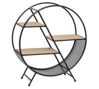 Étagère Ronde Design ""Timeo"" 55cm Noir