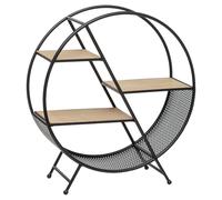 Étagère Ronde Design "Timeo" 55cm Noir