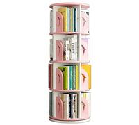 Étagère rotative à 360° pour chambre d'enfant, design tridimensionnel pour stimuler l'intérêt pour la lecture de CD et DVD, étagère de rangement pour livres d'enfants