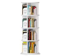 Étagère rotative créative Étagère for Articles ménagers Facile à Utiliser Ne Fait de Mal à Rien Beaucoup d'espace de Rangement(White,128 * 51cm)
