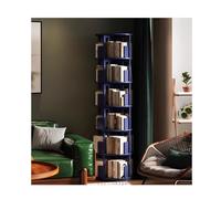 Étagère rotative Étagères et bibliothèques Étagère de bibliothèque Convient pour Le Salon Bibliothèque sur Pied Bureau à Domicile en Bois Bibliothèque d'angle Haute (193 * 45,5 cm / 75,9 * 17,9 pouc