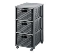 Étagère Rotho Country Anthracite polypropylène Plastique