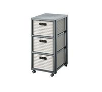 Étagère Rotho Country Anthracite polypropylène Plastique