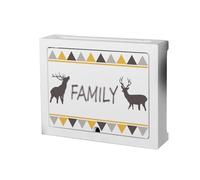 Etagère Routeur Internet sans fil - Boîte de rangement murale pour gestion des câbles et blindage des prises - Design fer