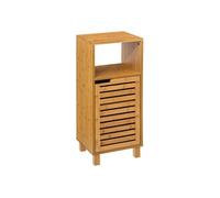 - Etagère salle de bain Sicela en bambou - L. 33 x H. 80 cm - Marron - Sicela