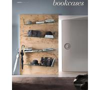 Étagère Salon Armoire Bibliothèque bois Armoire bureau Vitrine Italie