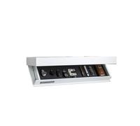 étagère Secrète,Étagère avec Compartiment Secret Étagère de rangement murale cachée avec compartiment secret, étagère flottante de rangement for meubles en bois, décoration(White)