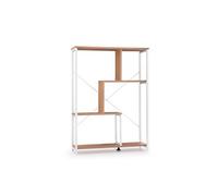 Etagère / séparateur de pièce Kalag Eco blanc/chêne