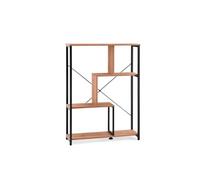 Etagère / séparateur de pièce Kalag Eco noir/chêne