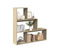 Etagère séparatrice de pièce 3 niveaux chêne sonoma