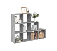 vidaXL Étagère séparatrice de pièce 3 niveaux Sonoma gris