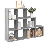 vidaXL Étagère séparatrice de pièce 4 niveaux – Sonoma gris