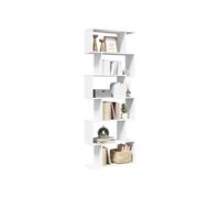 vidaXL Étagère séparatrice de pièce 6 niveaux blanche 70x24x193 cm
