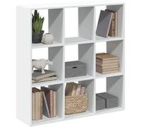 Étagère séparatrice de pièce blanc 102x29x103,5 cm Blanc G