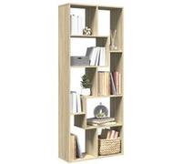 vidaXL Étagère séparatrice de pièce chêne Sonoma 67x25x161,5 cm