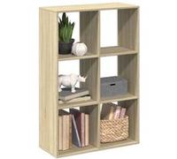 vidaXL Étagère séparatrice de pièce chêne Sonoma 69,5 x 29 x 103,5 cm