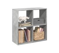 vidaXL Étagère séparatrice de pièce gris béton 69,5 x 29 x 69,5 cm