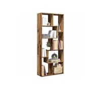 Vidaxl Étagère Séparatrice De Pièce Vieux Bois 67x25x161,5 Cm Multicolore