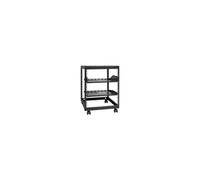 VEVOR Rack serveur 12U 4 montants cadre ouvert profondeur réglable 58,4-101,6 cm