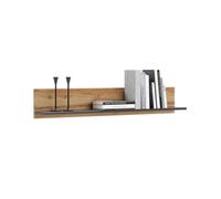 Étagère Shelf 100 cm - chêne doré craft / noir design moderne