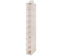 Étagère souple pour chaussures Compactor Nancy beige 9 compartiments H. 100,5 cm