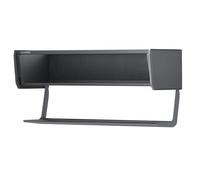 Étagère sous étagère, organisateur d'armoire coulissant, étagère à épices rabattable pour garde-manger/armoire/placard, peut supporter jusqu'à 22 lb, portes d'armoire rabattab,D11.8"xh8.3"-W-23.6"