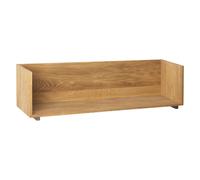 Kristina Dam Studio Étagère murale Stack oak. consoles en noyer huilé foncé