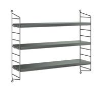 String Furniture Etagère String Pocket 60x50x15cm gris signalisation RAL 7043 PxHxP 60x50x15cm