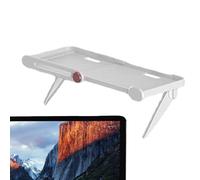 Étagère supérieure pour moniteur | Support de rangement réglable pour économiser de l'espace sans perçage - Support supérieur pour écran TV, routeur, télécommande, console de jeu, haut-parleurs de