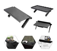 Étagère supérieure réglable pour écran et TV - Support peu encombrant avec design antidérapant pour un rangement stable (taille L)
