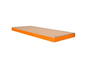 Étagère Supplémentaire Ajustable 150 x 60 cm pour Établi S-Rax, Planche en Bois Aggloméré Robuste, Capacité 300kg, Bricolage Atelier Garage, Assemblage Sans Boulons, Pieds en Caoutchouc, 3 Renforts