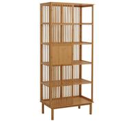 Étagère sur pied en bambou MCW-N81 186x80x45 cm