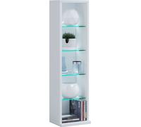 Étagère sur pied en verre Étagère murale sur pied en verre Rangement Étagère Séparateur de pièce blanc