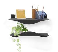 Étagère Surf (Lot de 2) Noir