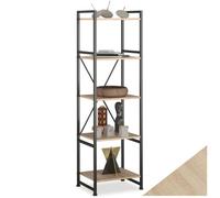 Etagère style industriel Bois clair industriel, Chêne Sonoma