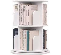 Étagère Tournante à 2/3/4/5/6 Niveaux Étagère Ronde Rotative Étagère à 360 Degrés Étagère D’Angle Pivotante Au Sol à 360° Salon, White, 51 * 66cm