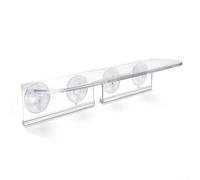 Étagère transparente en acrylique pour plantes conçue pour s'adapter aux rebords de fenêtre standard sans perçage ni adhésifs 30 cm
