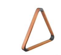 Étagère triangulaire en bois massif de 57,2 mm pour boules de billard standard de 5,1 cm ou 10,2 cm Convient pour une table de billard américaine à la maison