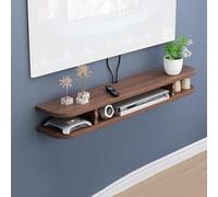 Étagère TV flottante - Centre de divertissement mural moderne pour salon et chambre à coucher, console multimédia polyvalente