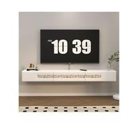 Étagère TV Flottante Meuble TV Mural Flottant for Salon, Meuble TV Mural de 70,8 Pouces avec Rangement, Meuble TV Flottant Blanc Moderne avec décoration de Coquillage Support de Télévision