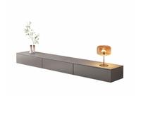 Étagère TV Flottante Meuble TV simple mural moderne, centre de divertissement flottant avec armoire de rangement, meuble TV de luxe avec étagère de rangement for routeur Wifi, table console multimédia