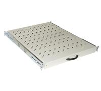 Étagère Universelle pour Armoire à Rack Amovible sur Rails télescopiques, 1 unité Grise, 370 mm.