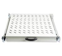 Étagère Universelle pour Armoire à Rack Amovible sur Rails télescopiques, 1 unité Grise, 570 mm.