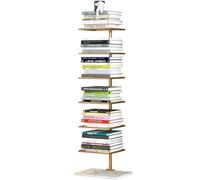 Étagère verticale à 8 niveaux en métal - Solution d'angle peu encombrante pour les petits espaces, bibliothèque échelle multifonction pour la maison