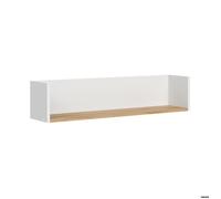 Vicco Etagère Viktor, Blanc/Artisan, 93.4x20cm | pour montage mural pour livres, objets déco ou accessoires de salle de bain