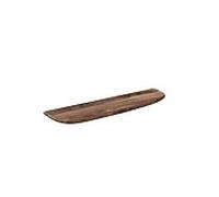 Vitra plural étagère 64061 55 x 13 x 2,5 cm, fixation murale, noyer, asymétrique gauche