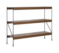 Audo Étagère Zet Storing System H 114cm chêne foncé lxHxP 155x114x42.4cm